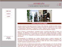Tablet Screenshot of gerardomacrini.it